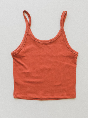 Crop Tank In Rust