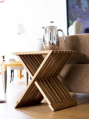 Fionia Folding Stool/table - Teak