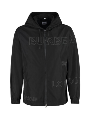 Burberry Horseferry Print Hooded Jacket