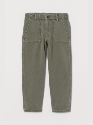 Twill Cargo Pants