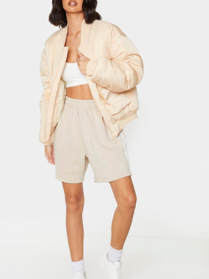 Camel Pocket Zip Up Bomber