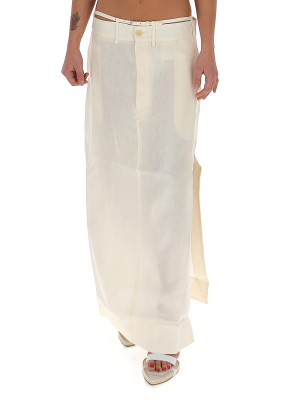 Jacquemus La Jupe Terraio Maxi Skirt