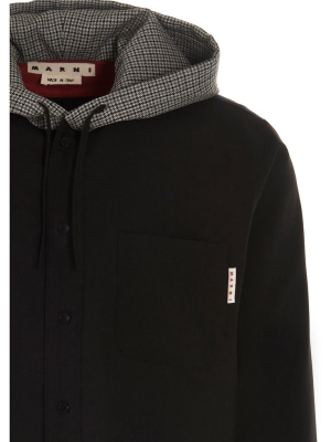 Marni Hooded Buttoned Shirt