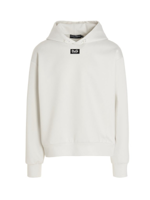 Dolce & Gabbana Logo Patch Hoodie