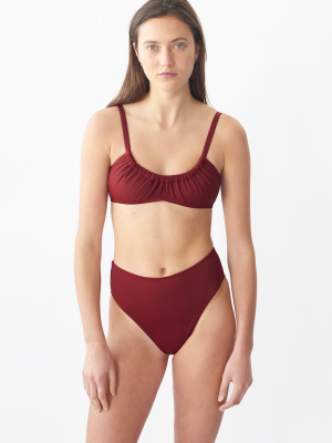 Ulla Bikini Bottom Claret