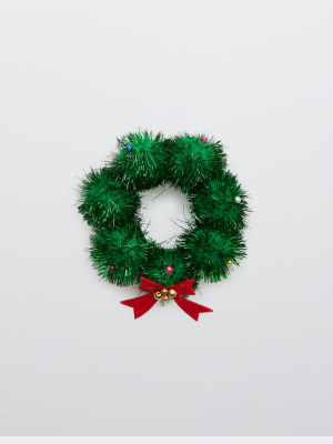 Aerie Tinsel Wreath Scrunchie