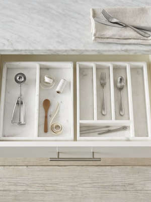 Marble Utensil & Accessories Tray