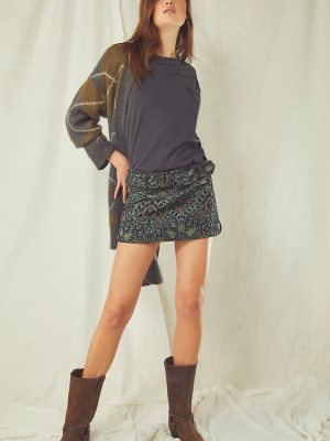 On The Go-go Jacquard Mini Skirt