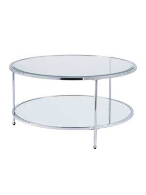 Ric Cocktail Table Chrome - Aiden Lane