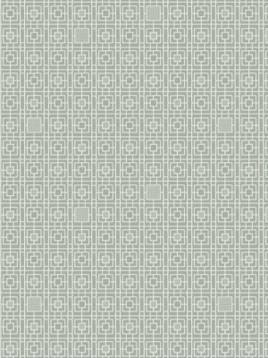 Deco Screen Wallpaper In Grey From The Deco Collection By Antonina Vella For York Wallcoverings