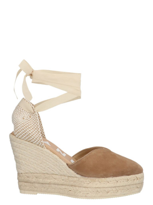 Manebí Wrap-tie Wedge Espadrilles