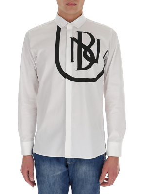 Neil Barrett Monogram Printed Shirt