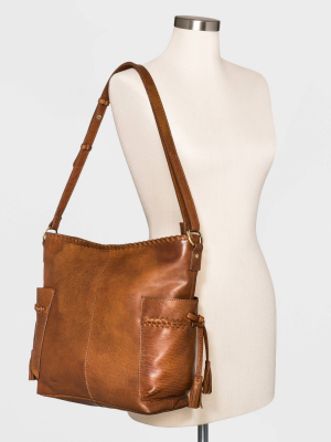 Bolo Barrow Tote Handbag - Brown