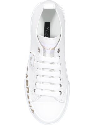 Dolce & Gabbana Logo Printed Sneakers