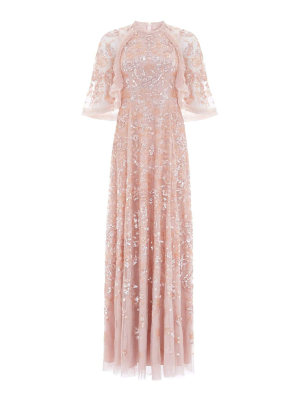 Sequin Ribbon Gown