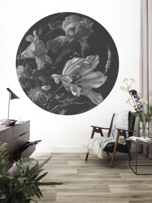 Golden Age Flowers 010 Wallpaper Circle By Kek Amsterdam