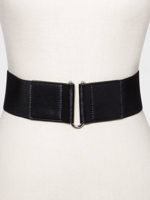 Women's U Closure Belt - A New Day™ Black