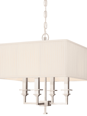 Berwick 4 Light Chandelier Polished Nickel