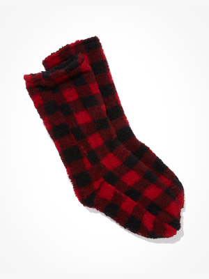 Aeo Sherpa Slipper Socks