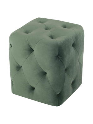 Nuevo Tufty Ottoman - Moss