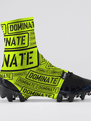 Dominate Safety Yellow Spats / Cleat Covers