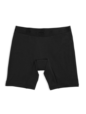 First Line Leakproof 9" Boxer Briefs - X= Black