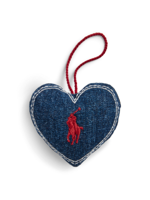 Love Polo Heart Ornament