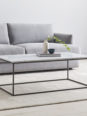 Streamline Coffee Table - Marble