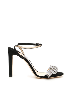 Jimmy Choo Thyra Crystal Embellished Sandals