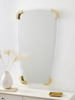 Brass & Lucite Collection - Shield