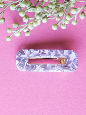 Gray Marble Hair Pin