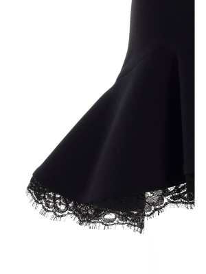 Alexander Mcqueen Lace Trim Mini Skirt