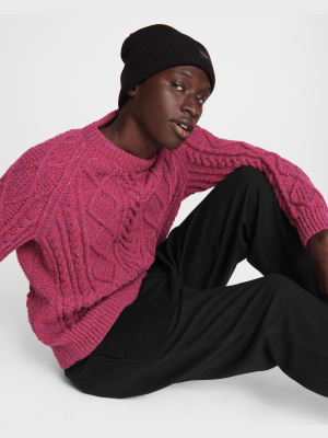 Crana Handknit Wool Crew