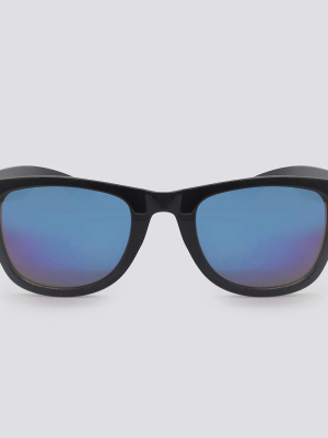 Women's Surf Plastic Silhouette Sunglasses - Wild Fable™ Black