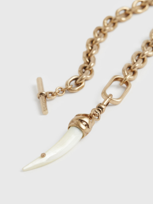 Denver Gold-tone Mother Of Pearl Chain Necklace Denver Gold-tone Mother Of Pearl Chain Necklace
