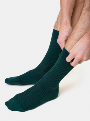 Classic Organic Sock - Petrol Blue