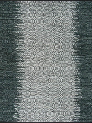 Vintage Leather Gray/cream Area Rug