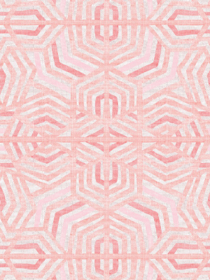 Bedouin Wallpaper In Coral By Sixhands For Milton & King