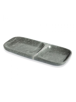 Harlow Dual Section Tray - Grey