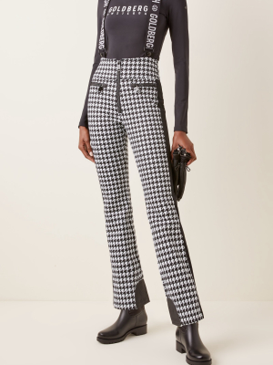 Lily Houndstooth Shell Ski Pants