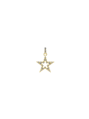 Studded Star Mini Bale Charm