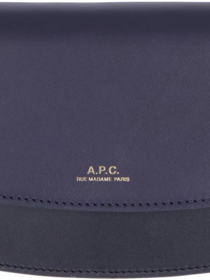 A.p.c. Logo Print Flap Wallet