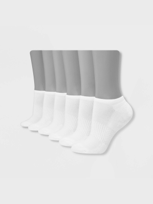 Hanes Performance Women's Cushioned 6pk No Show Athletic Socks 5-9