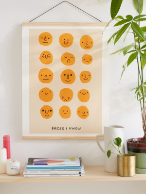 Hiller Goodspeed Faces I Know Art Print