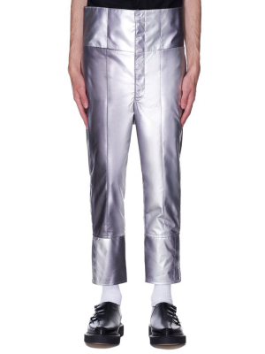 High Waisted Trousers (pg-p001-051-silver)