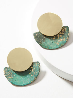 Sibilia Round Drop Earrings