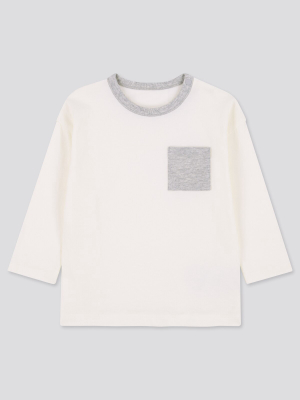 Toddler Crew Neck Long-sleeve T-shirt