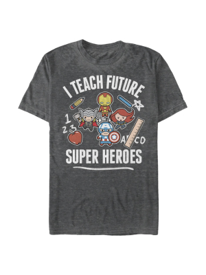 Men's Marvel Avengers Classic I Teach Super Heroes T-shirt