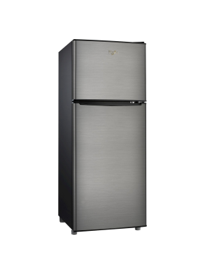 Whirlpool 4.6 Cu Ft Compact Refrigerator - Stainless Steel Bcd-133v62