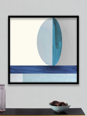 Framed Print - Split Oval